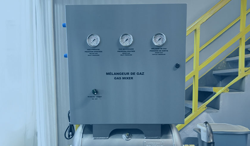 Système de mélange de gaz.