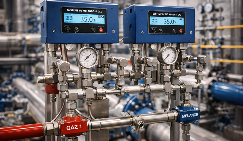 Système de mélange de gaz